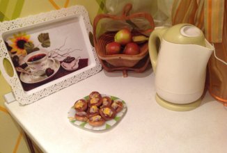 Бублики на фаршированы свиным фаршем