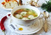 Рассольник с фрикадельками