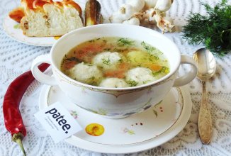 Рассольник с фрикадельками