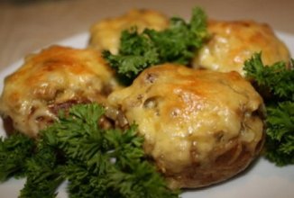 Фаршированные шампиньоны