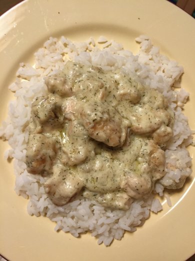 Нежное филе куриной грудки в сливках. - Шаг 7