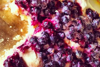 Пирог со смородиной.