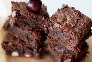 🍒ПП брауни с вишней🍒