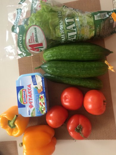 Греческий салат - Шаг 1