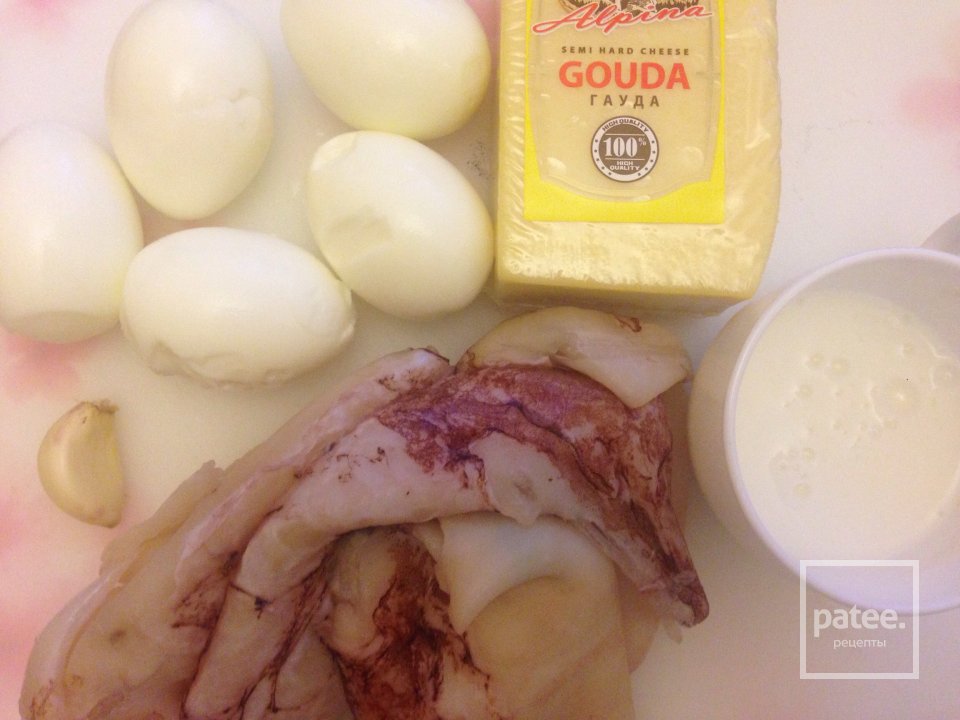 Кальмар фаршированый - Шаг 1