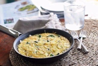 Омлет с брокколи