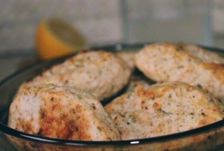 Запечённые куриные котлетки