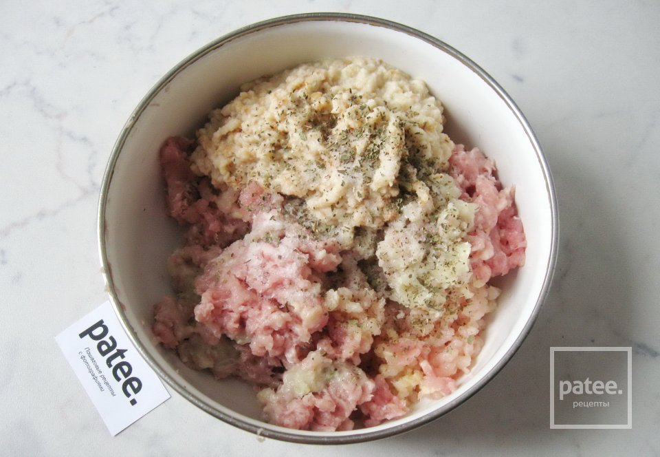 Мясные зразы с картофелем и зеленым луком - Шаг 8