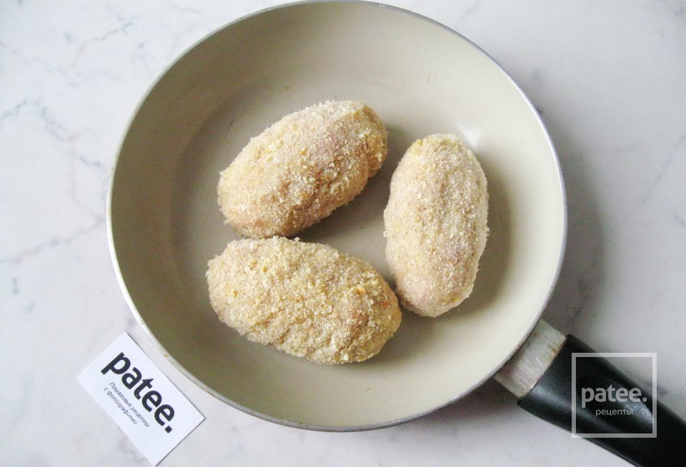 Мясные зразы с картофелем и зеленым луком - Шаг 13