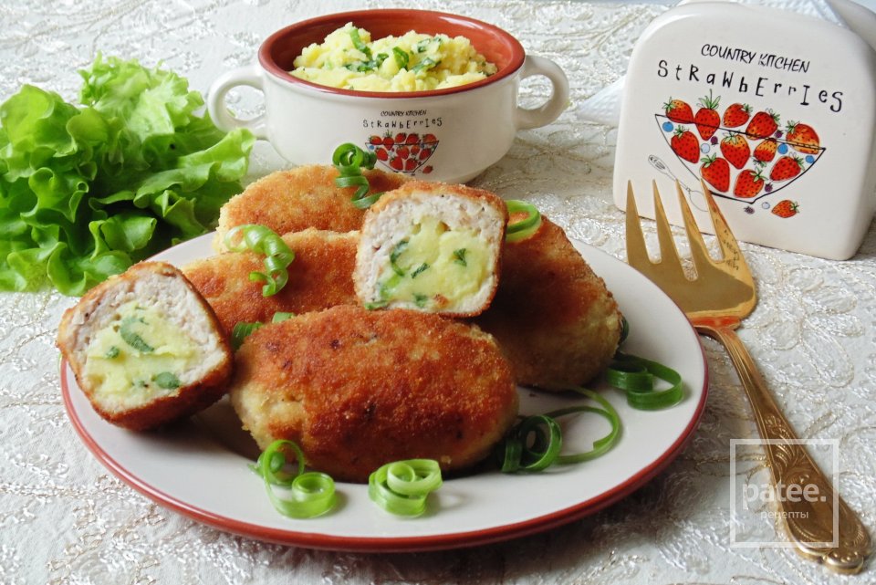 Мясные зразы с картофелем и зеленым луком - Шаг 16