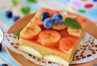 Банановый торт без выпекания