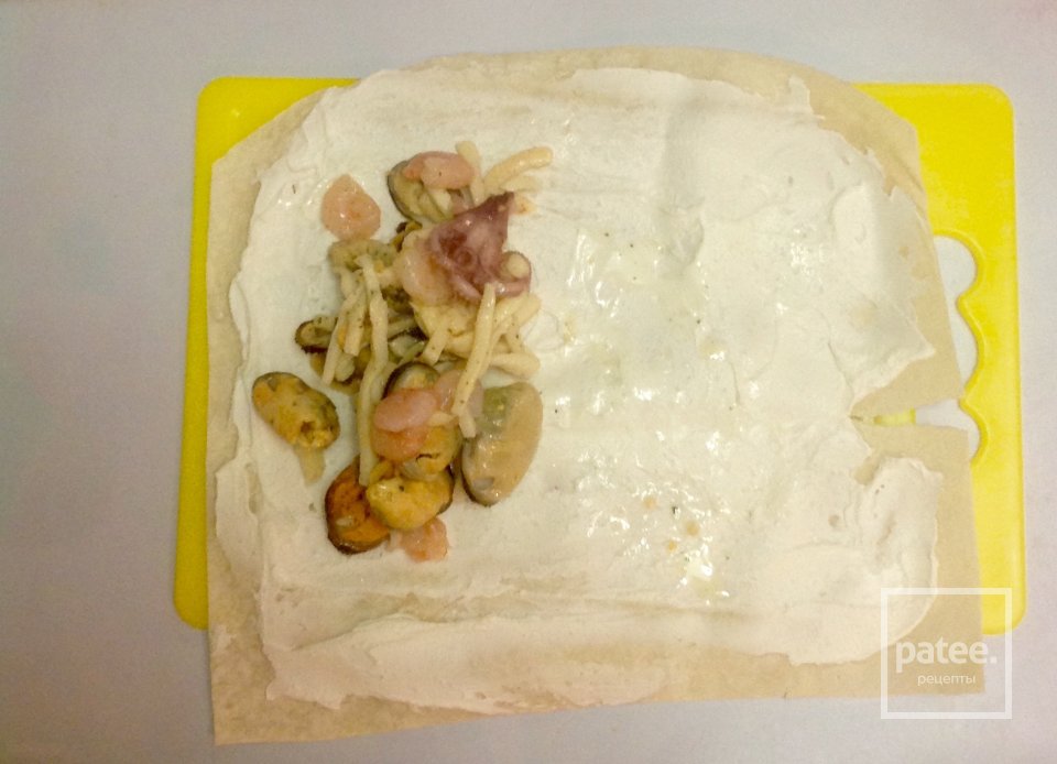 Диетическая шаурма с морепродуктами. - Шаг 3