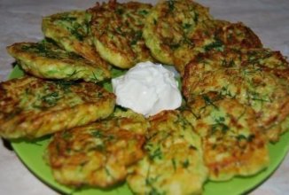 Оладьи из кабачков