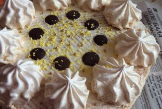 Торт с безе🎂🎂🎂