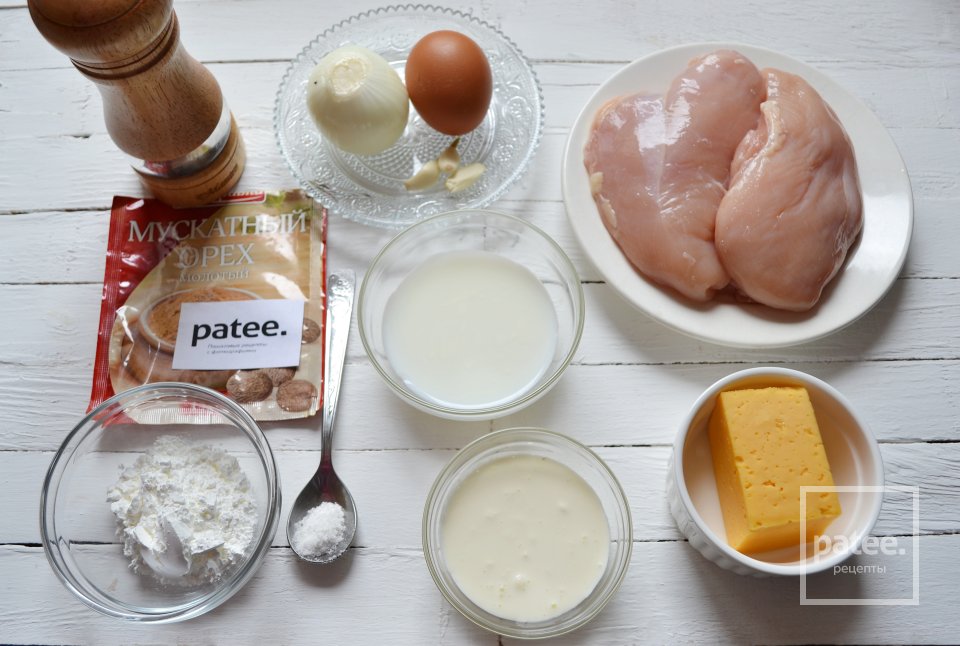 Рубленые куриные котлеты с сыром - Шаг 1