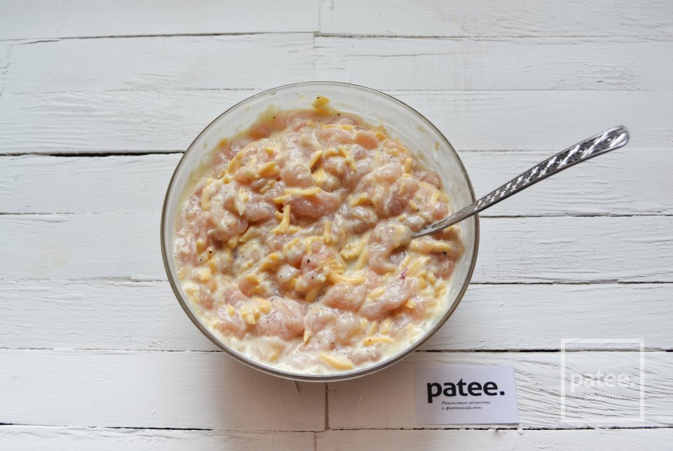 Рубленые куриные котлеты с сыром - Шаг 12