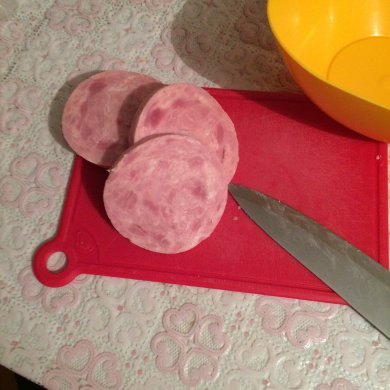 Салат коктейль из ветчины за 10 минут! - Шаг 1