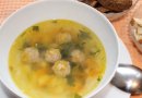 Картофельный суп с фрикадельками