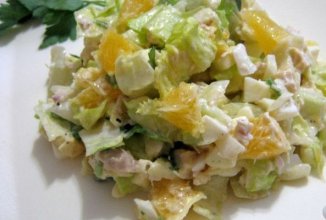 Салат "Фруктовая курочка"