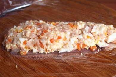 Фаршированная сельдь - приготовление