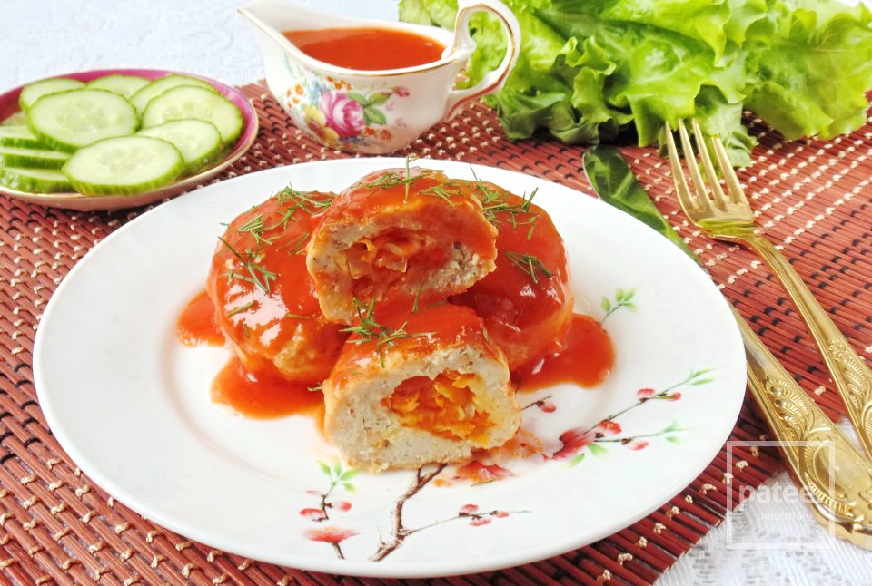 Котлеты с морковью и сыром в томатном соусе - Шаг 19