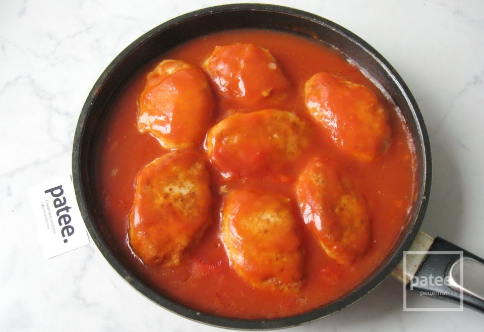 Котлеты с морковью и сыром в томатном соусе - Шаг 18