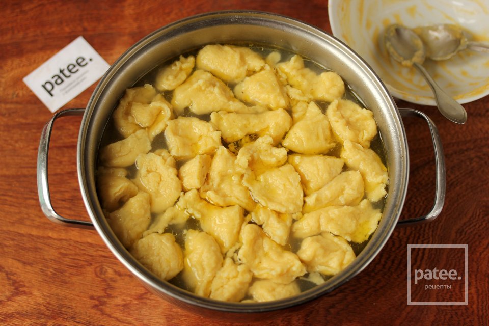 Куриный суп с клёцками - Шаг 14