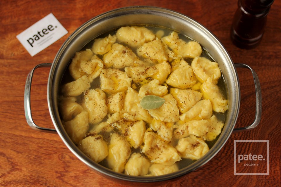 Куриный суп с клёцками - Шаг 15