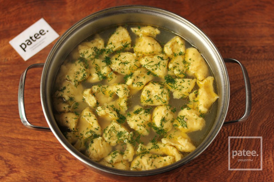 Куриный суп с клёцками - Шаг 16