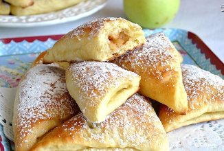 Яблочные булочки