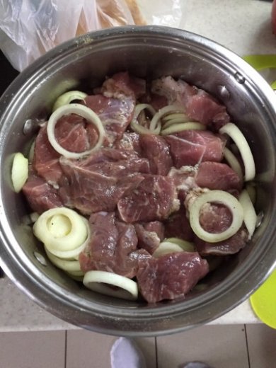 Шашлык из свинины в домашних условиях (в банке) - Шаг 1