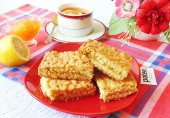 Песочный пирог с апельсиновым джемом
