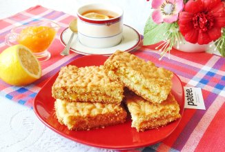 Песочный пирог с апельсиновым джемом