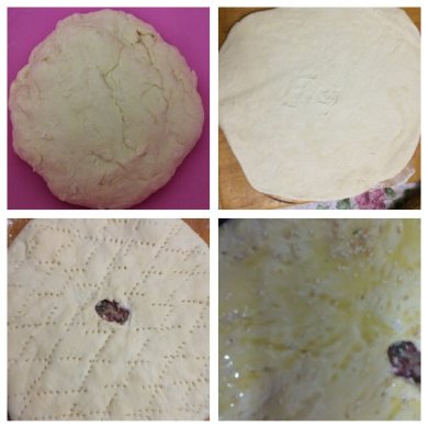 Пирог с мясом на кефире - Шаг 1