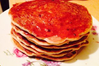 Мини тортик из овсяных блинчиков