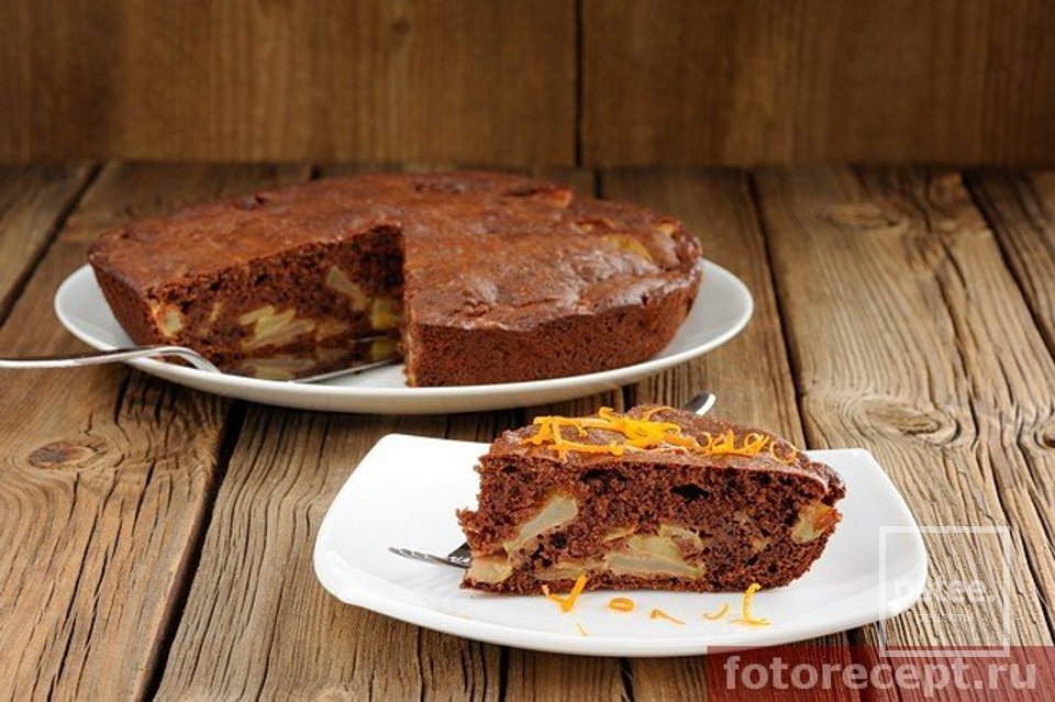 Шоколадная шарлотка - Шаг 1