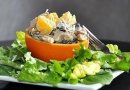 Куриный салат с апельсином