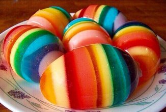 Пасхальные яйца с желе