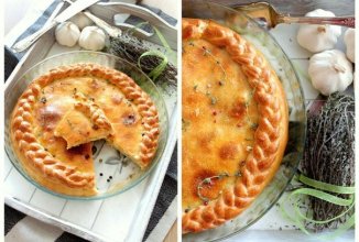 Пирог "Три сыра"