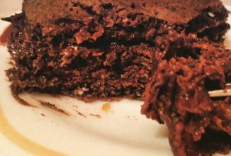 Шоколадный блинное пирожное