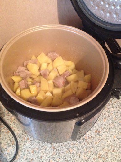 Азу в мультиварке - Шаг 1