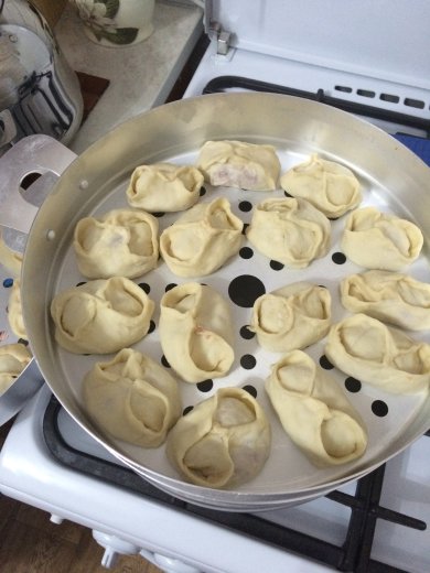 Тесто для мант - Шаг 1