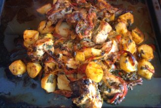 Курица аля-шашлык