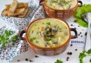 Сырный суп с шампиньонами