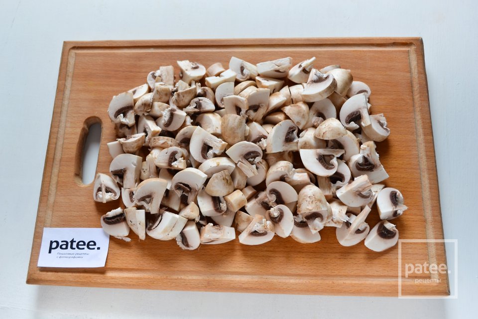 Сырный суп с шампиньонами - Шаг 4