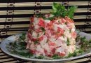 Салат из крабовых палочек с помидорами🍅🍛