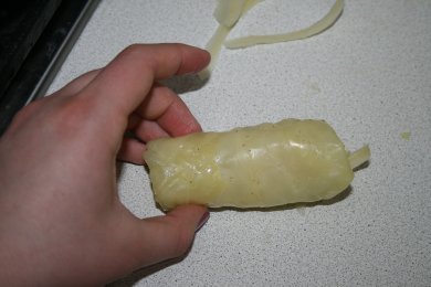 Голубцы с куриным фаршем. - приготовление