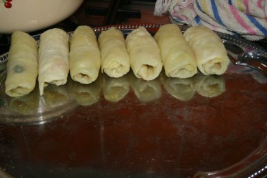 Голубцы с куриным фаршем. - приготовление