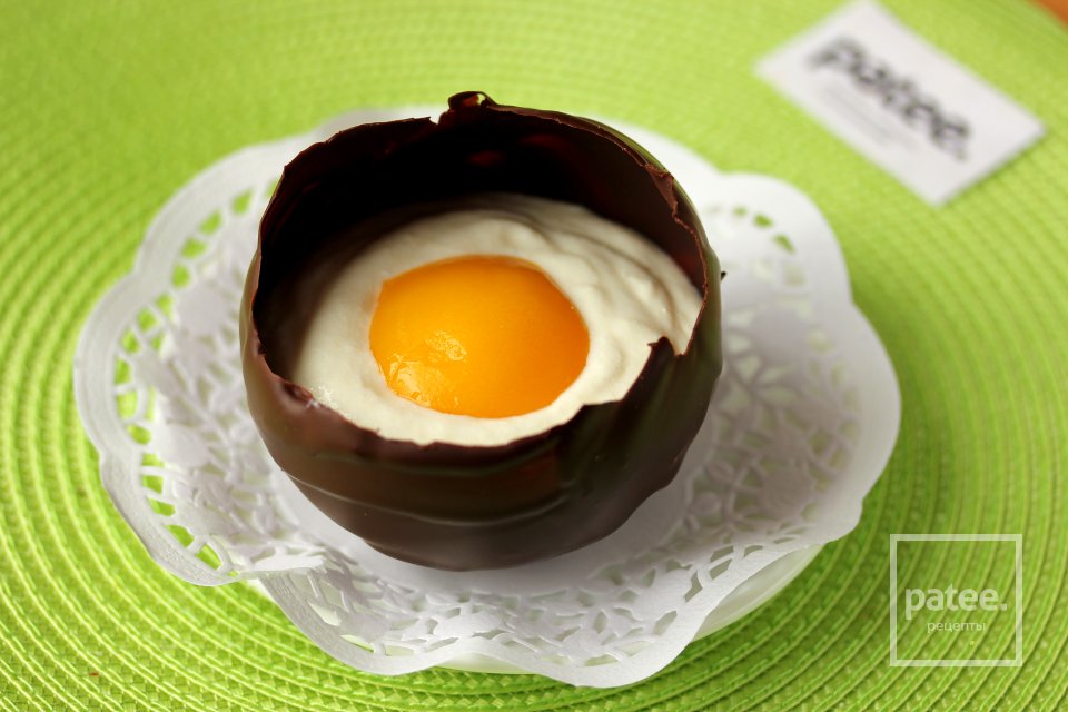 Шоколадные яйца с творожным муссом на Пасху - Шаг 19