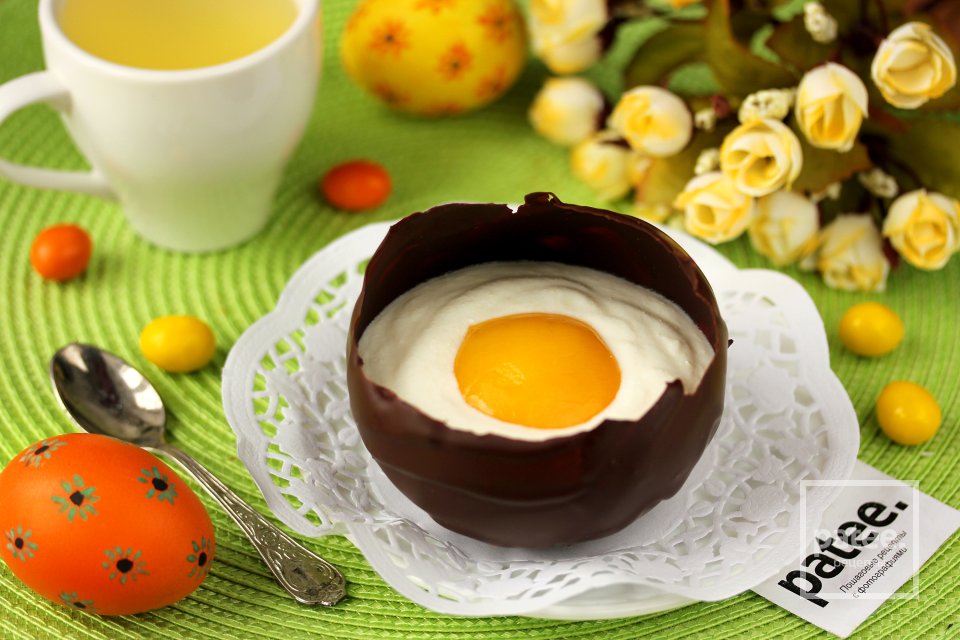 Шоколадные яйца с творожным муссом на Пасху - Шаг 20